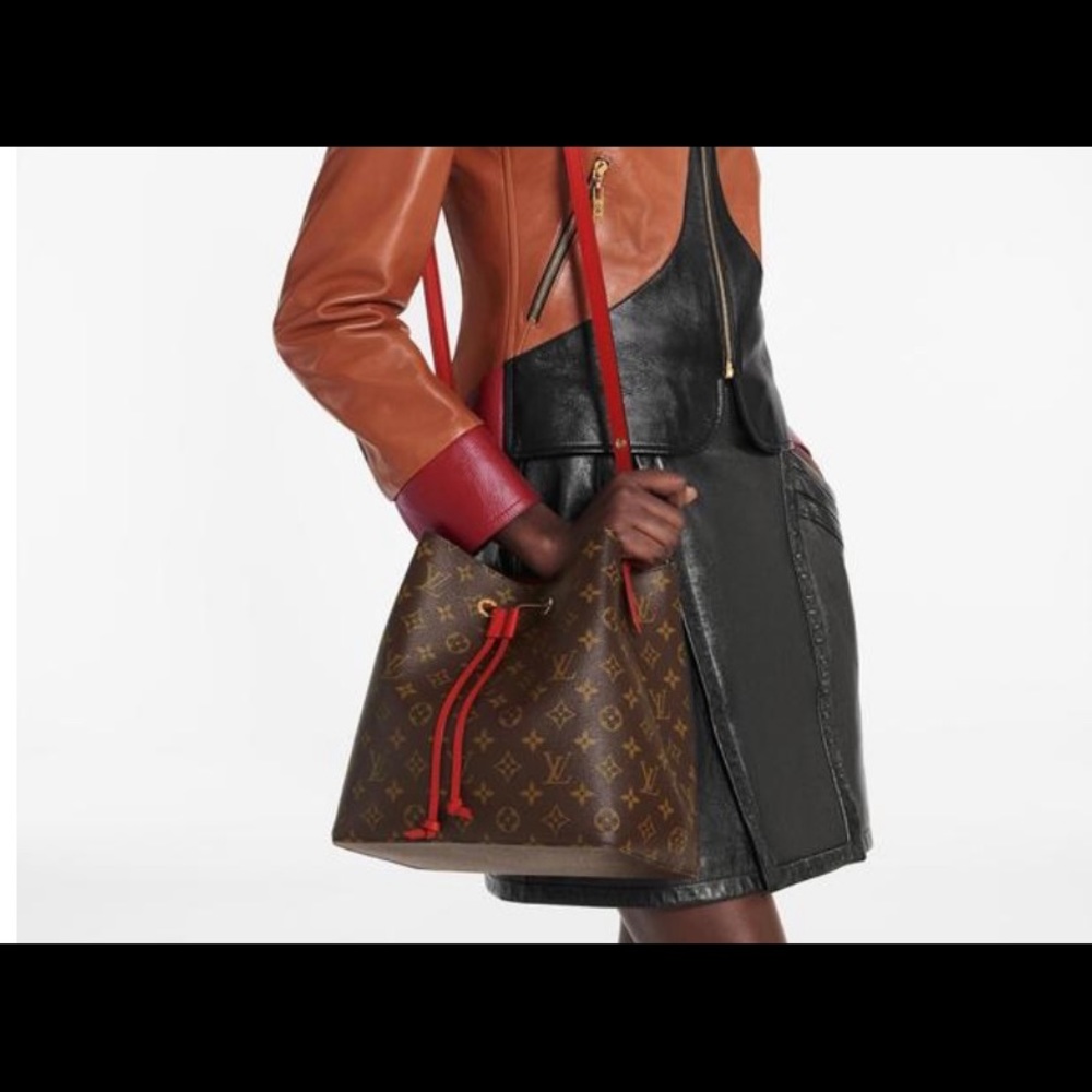Sold / Louis Vuitton NeoNoe MM Monogram / Poppy in excellent condition - Picture 3 of 16